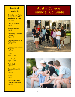 Financial Aid Guide 2016-2017