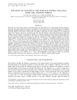 The role of clouds in the surface energy balance over the