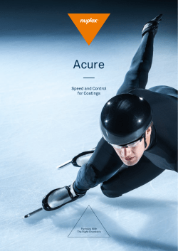 Acure - Nuplex Industries