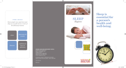 Sleep Hygiene - Institute of Mental Health