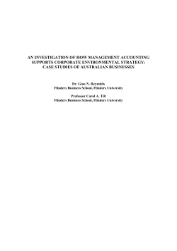 an investigation of how management accounting