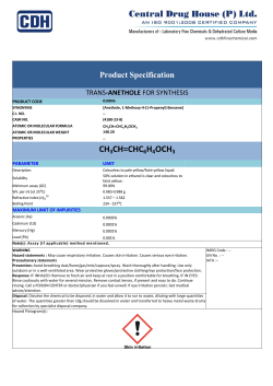 CH3CH=CHC6H4OCH3 - CDH Fine Chemicals