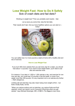 Lose Weight Fast