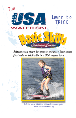 Learn to TRICK - USA Water Ski