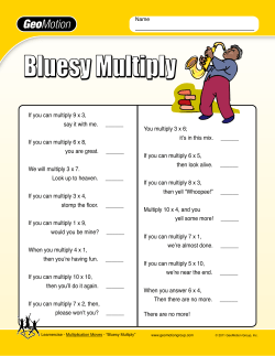Bluesy Multiply