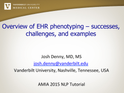 josh amia NLP tutorial 2015 - Vanderbilt University School of