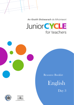 Day 2 Resource Booklet JC English