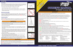 OWNER`S MANUAL