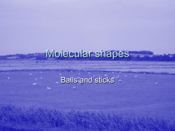 Molecular shapes