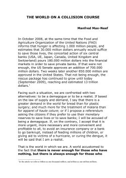 THE WORLD ON A COLLISION COURSE