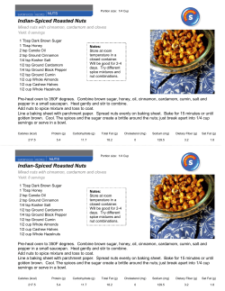 Indian-Spiced Roasted Nuts Indian-Spiced Roasted Nuts