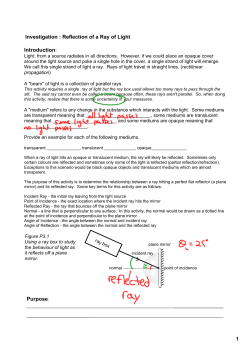 03 law of reflection