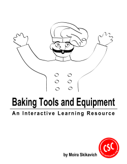 Baking Tools and Equipment