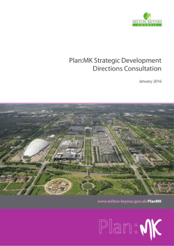 Plan:MK Strategic Development Directions Consultation Document