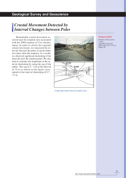 Crustal Movement Detected by Interval Changes between Poles