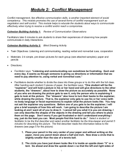 Module 2: Conflict Management