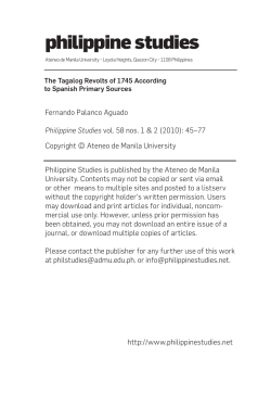 philippine studies