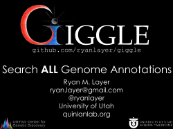 Slides - Aaron Quinlan