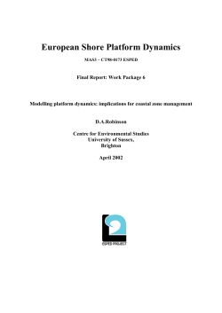summary report - University of Sussex