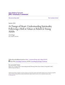A Change of Heart - JMU Scholarly Commons
