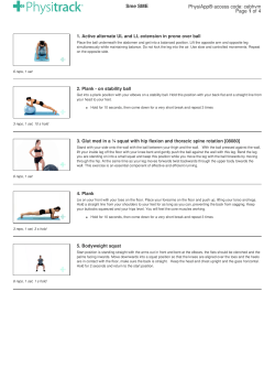 Sme SME PhysiApp® access code: cebhvm Page 1 of 4