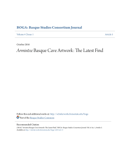Armintxe Basque Cave Artwork: The Latest Find