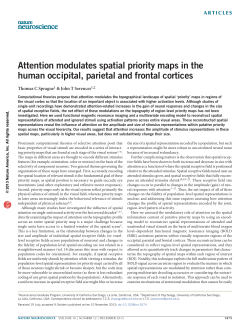 Attention modulates spatial priority maps in the human occipital