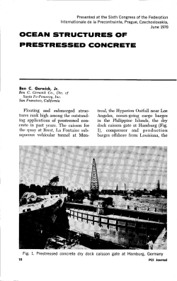 ocean structures of prestressed concrete