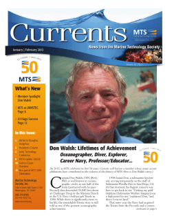 Don Walsh: Lifetimes of Achievement