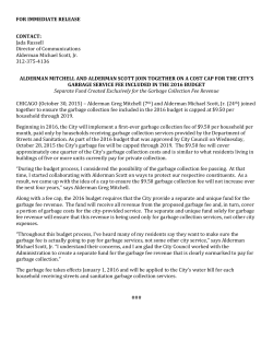 FOR IMMEDIATE RELEASE CONTACT: Jada Russell Director of