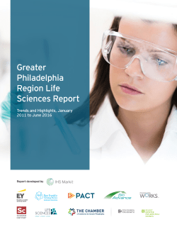 Greater Philadelphia Region Life Sciences Report