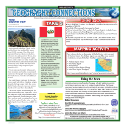 GEOGRAPHY COnnECtiOns