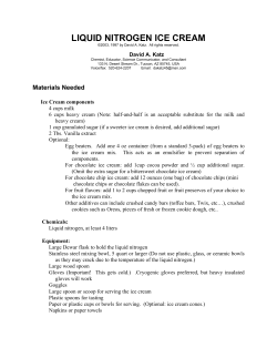 liquid nitrogen ice cream