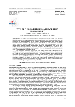 full article - Serbian Journal of Sports Sciences