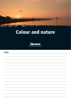 Colour and nature