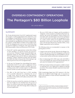 The Pentagon`s $80 Billion Loophole