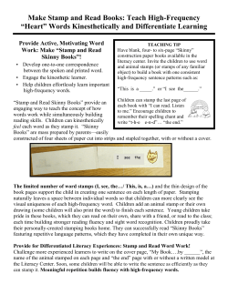 Make Stamp and Read Books