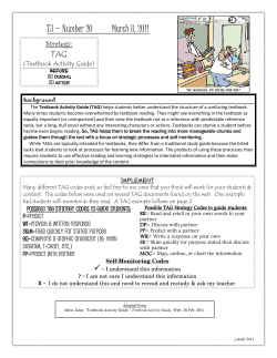 Textbook Activity Guide