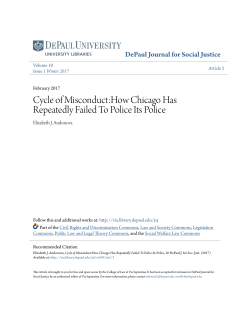 Cycle of Misconduct:How Chicago Has Repeatedly