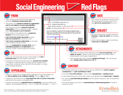 Social Engineering Red Flags PDF