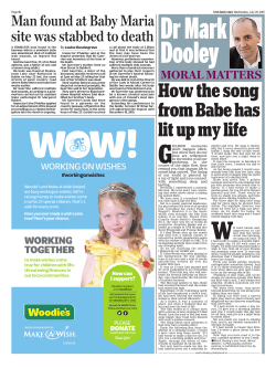 How the song from Babe has lit up my life