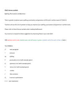 SPaG Literacy Symbols 2016-2017