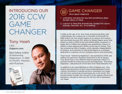 2016 CCW GAME CHANGER