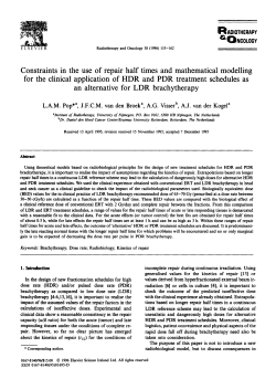 Constraints in the use of repair half times and mathematical