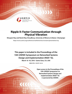 Ripple II: Faster Communication through Physical