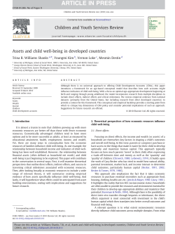 Assets and child well-being