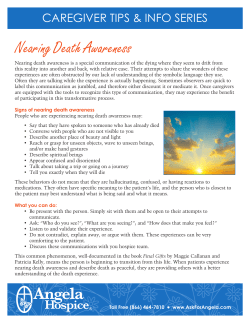 Nearing Death Awareness