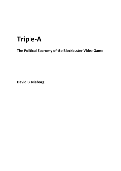 Triple-‐A - David Nieborg