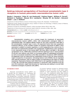 Epidrug-induced upregulation of functional somatostatin type 2