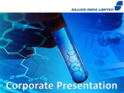 Manufacturing Site - Sajjan India Limited